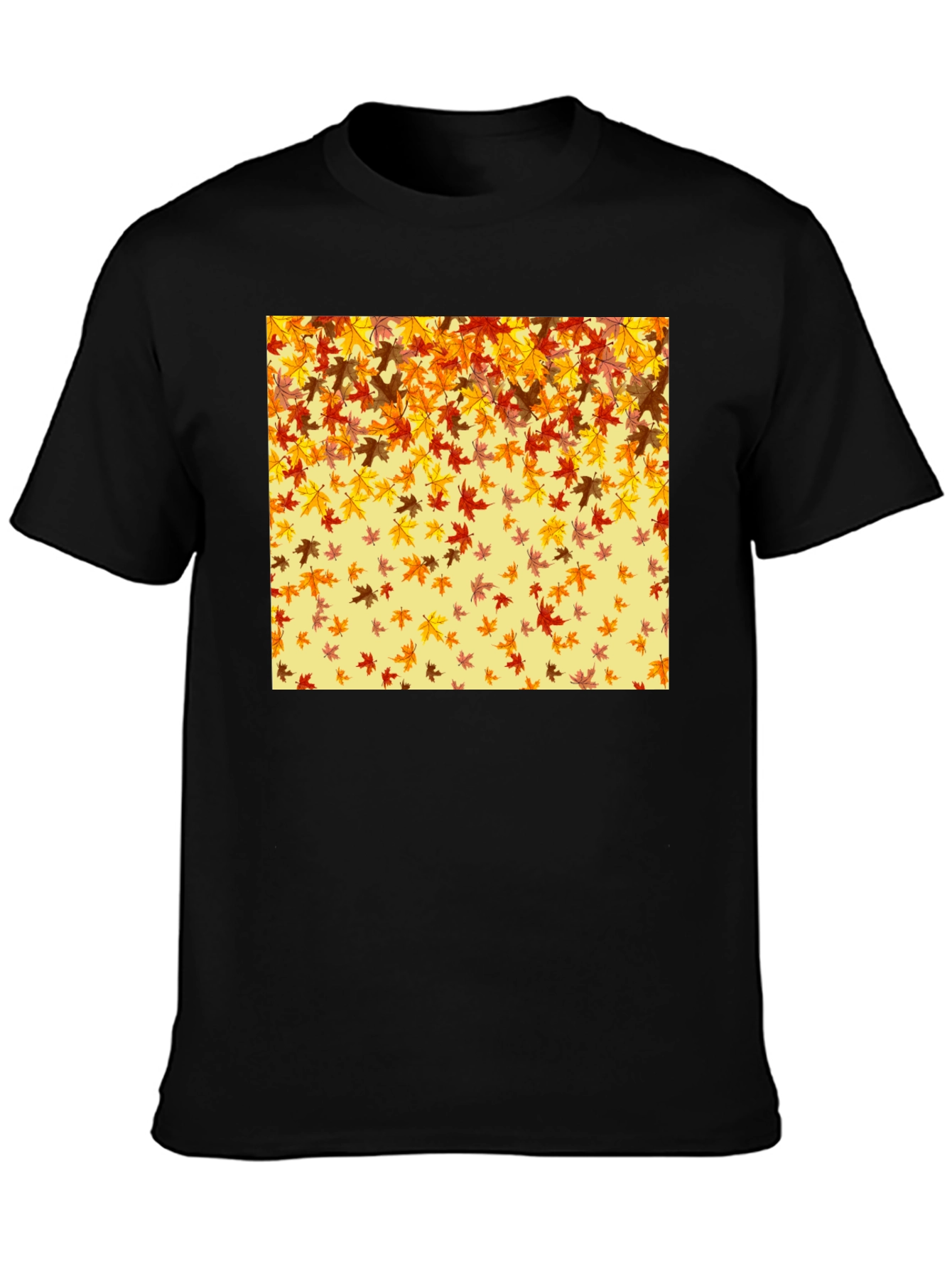 Autumn Leaves Graphic Tee - Fall Season Style