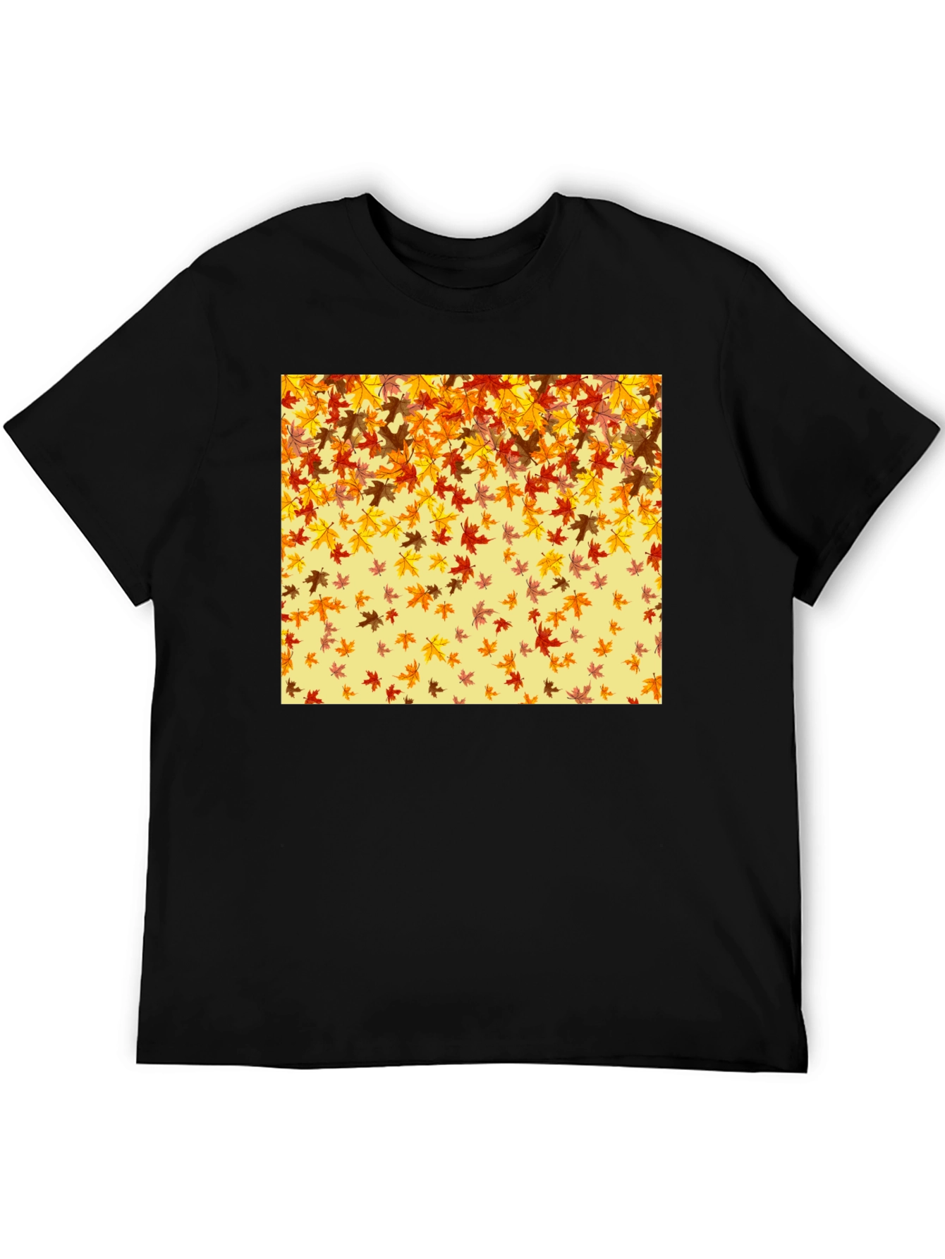 Autumn Leaves Graphic Tee - Fall Season Style