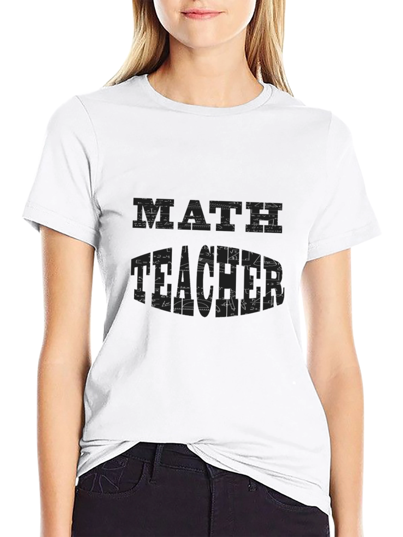 Math Teacher T-Shirt - Equations & Formulas