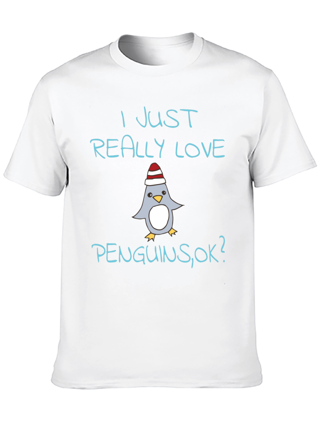 I Love Penguins Graphic T-Shirt