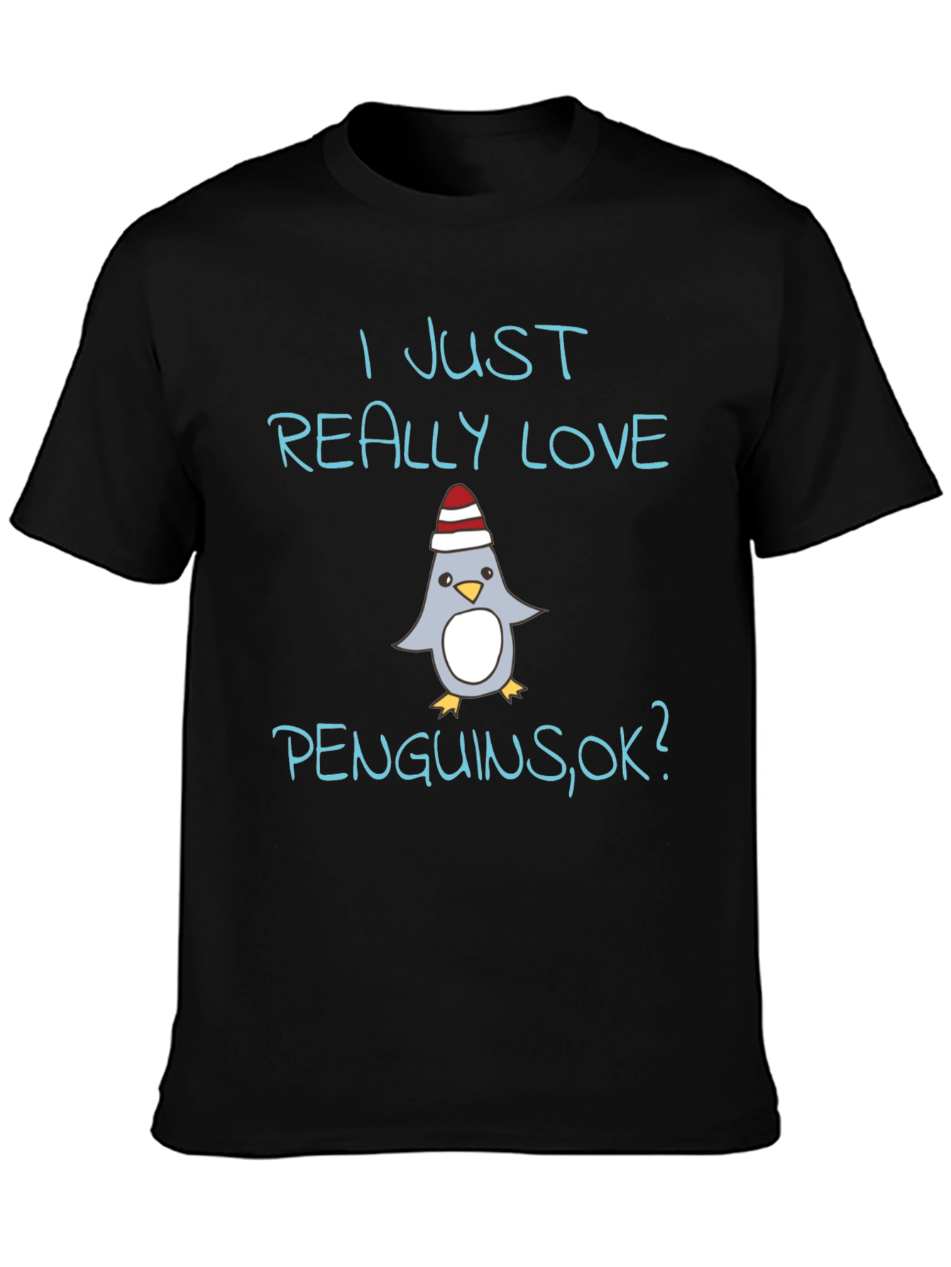 I Love Penguins Graphic T-Shirt