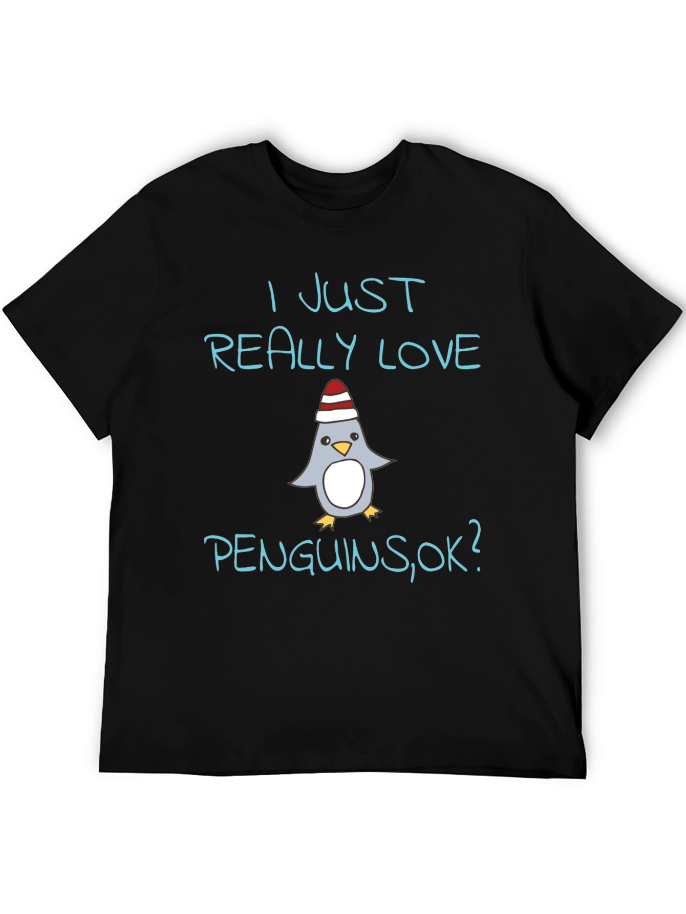 I Love Penguins Graphic T-Shirt