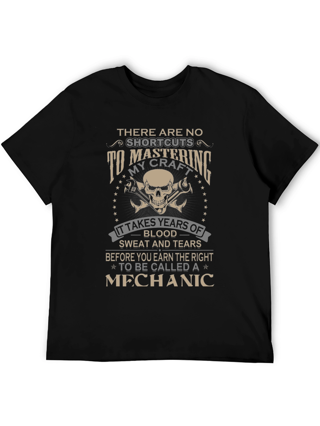 Mechanics Craft T-Shirt - No Shortcuts