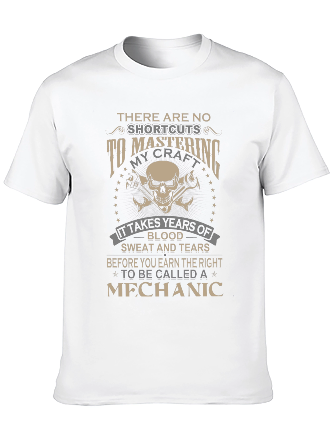 Mechanics Craft T-Shirt - No Shortcuts