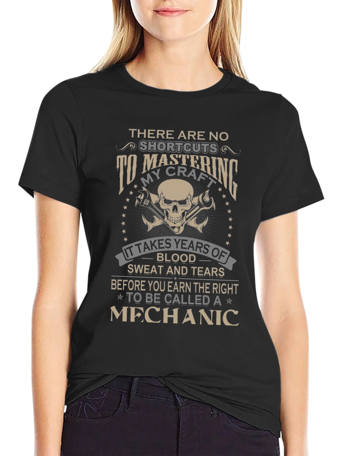 Mechanics Craft T-Shirt - No Shortcuts