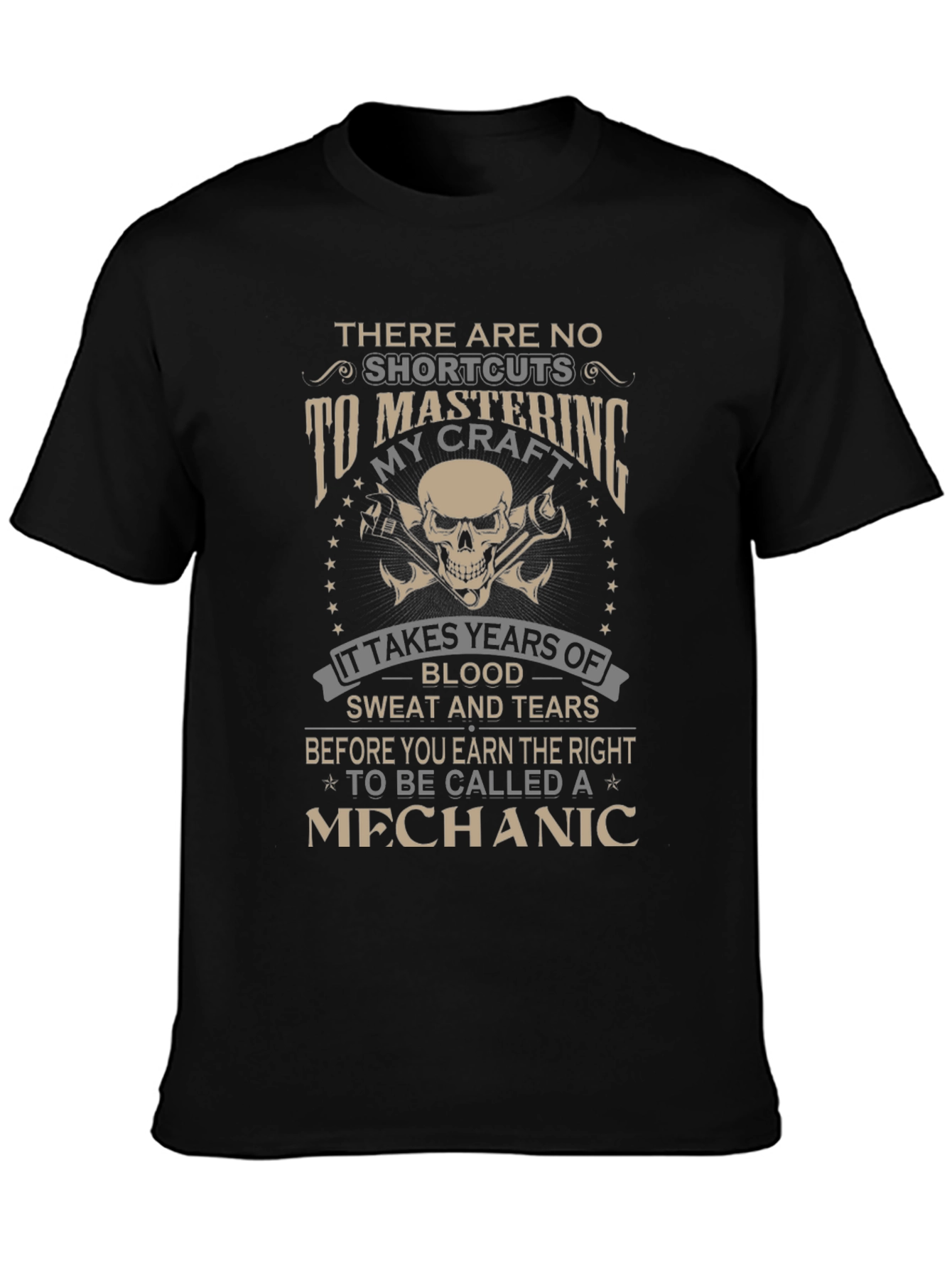 Mechanics Craft T-Shirt - No Shortcuts