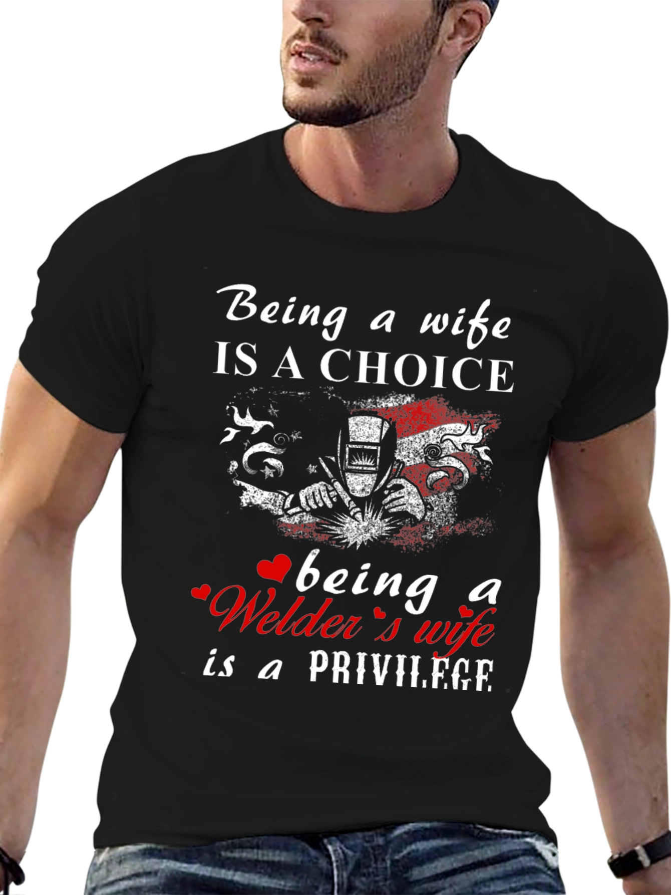 Welders Wife Privilege T-Shirt