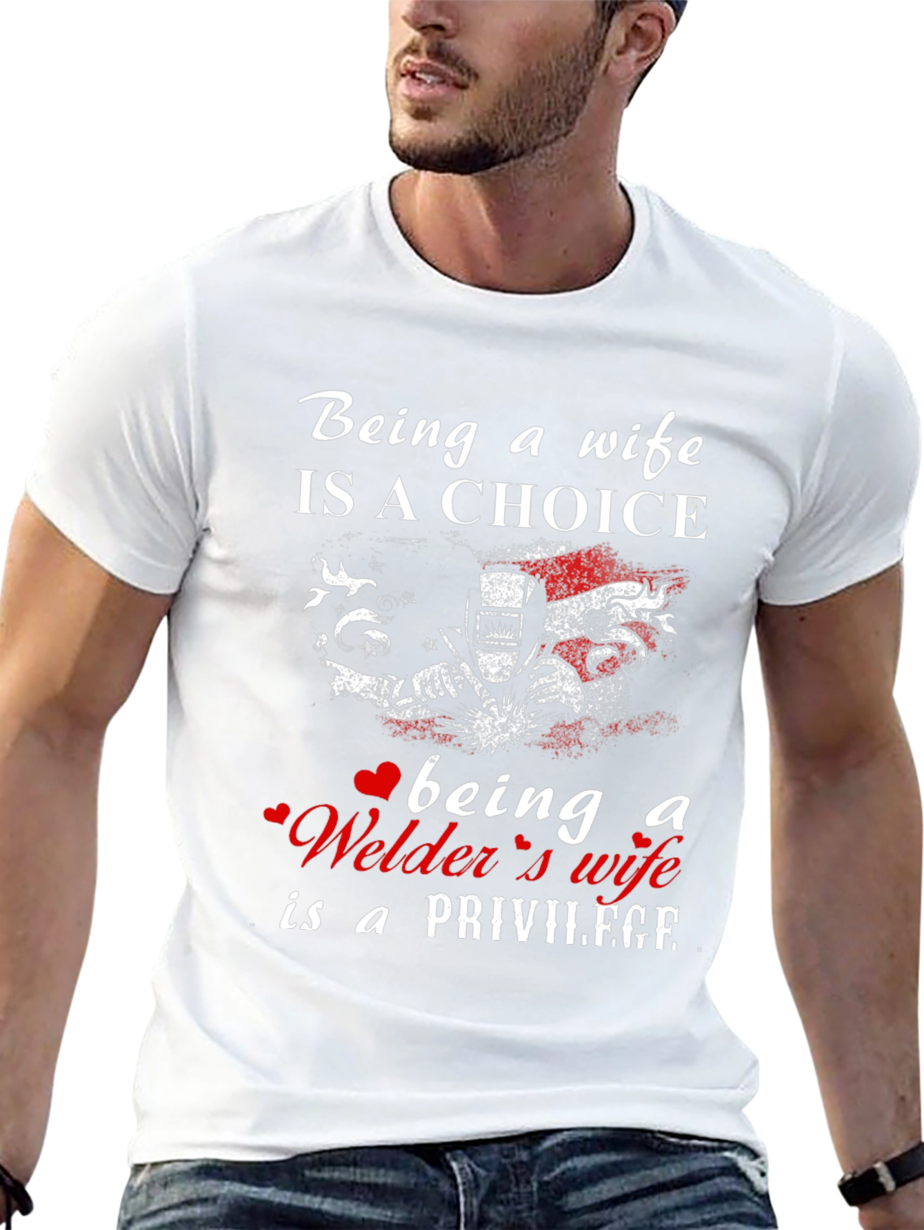 Welders Wife Privilege T-Shirt
