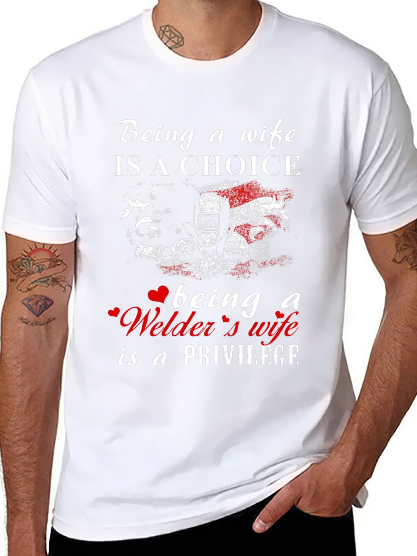 Welders Wife Privilege T-Shirt