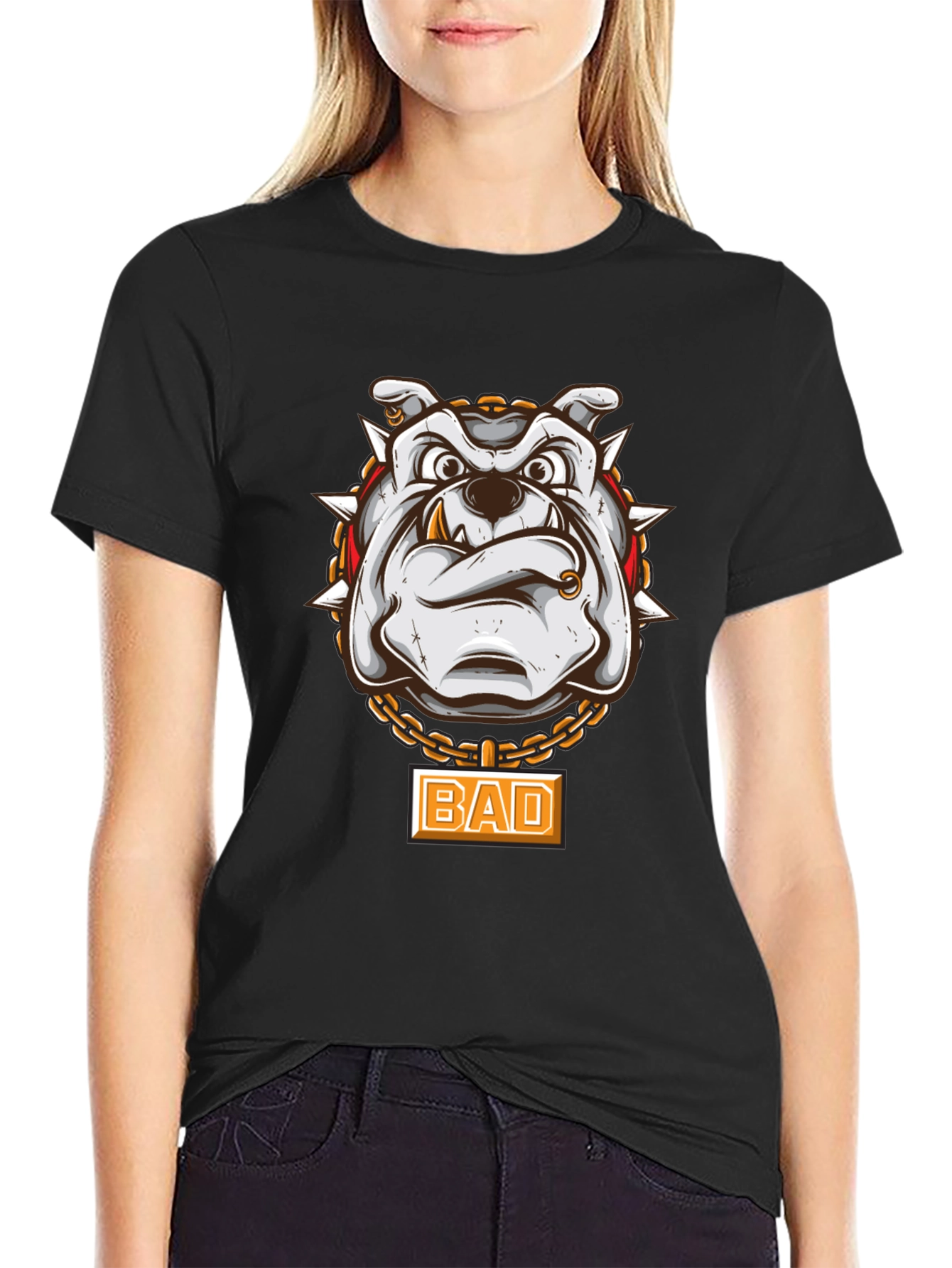 Bad Dog T-Shirt - Graphic Bulldog Tee