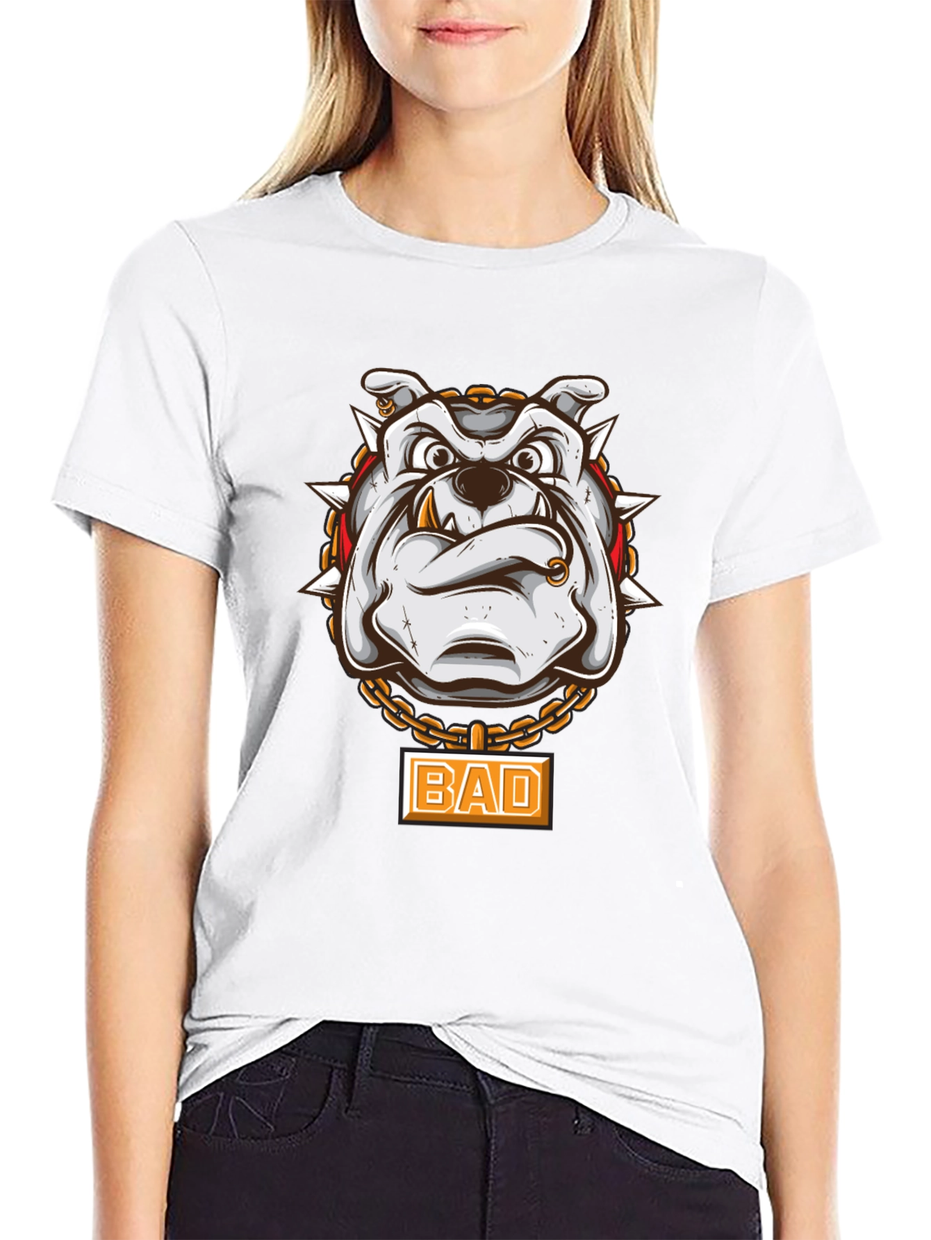 Bad Dog T-Shirt - Graphic Bulldog Tee