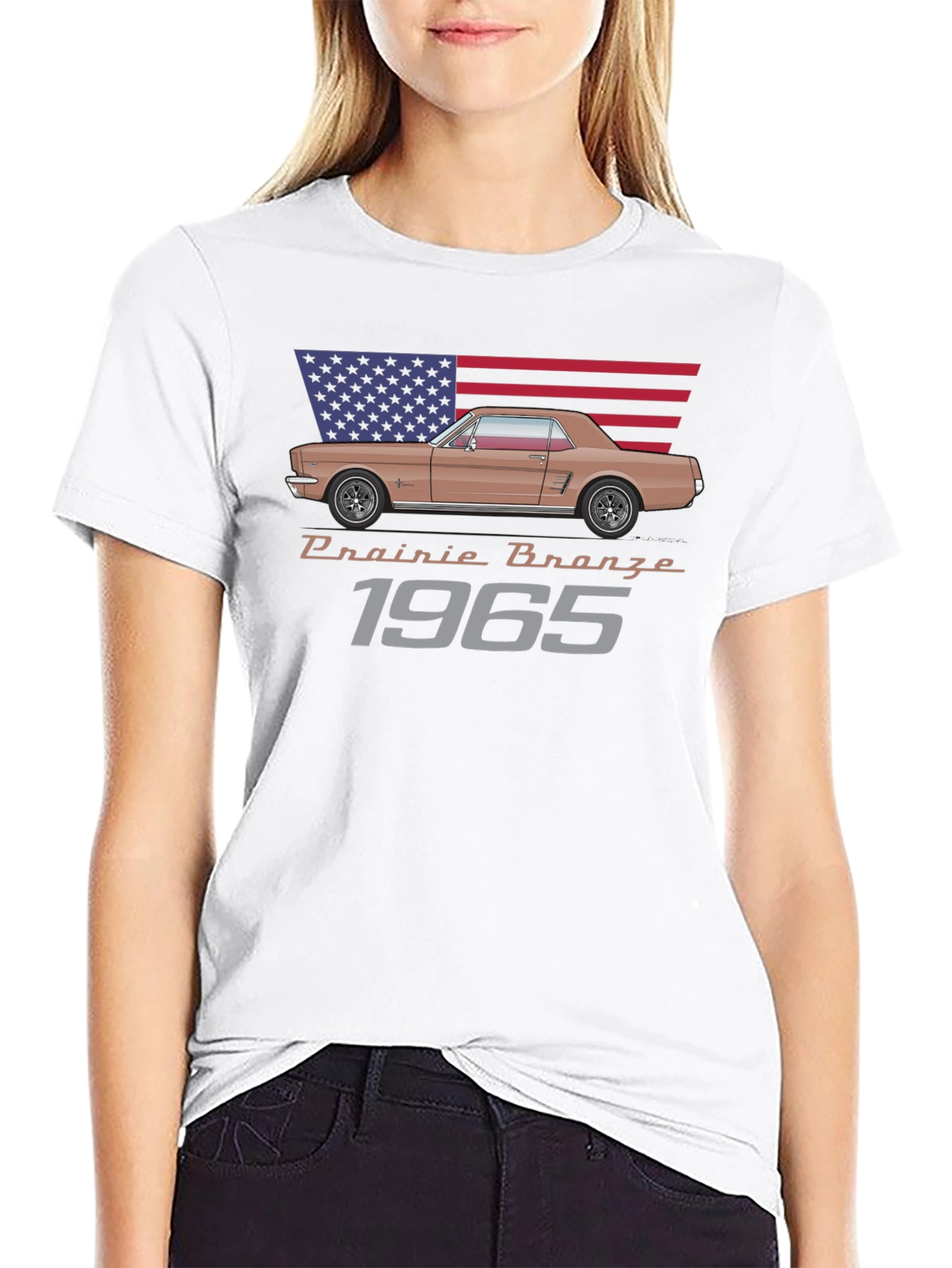 Prairie Bronze 1965 Mustang Graphic T-Shirt