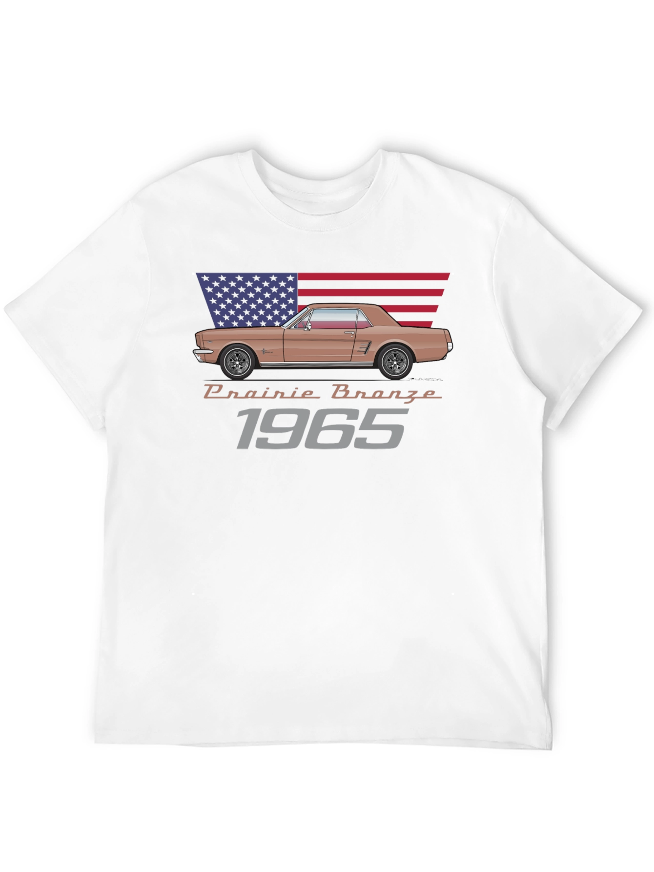 Prairie Bronze 1965 Mustang Graphic T-Shirt