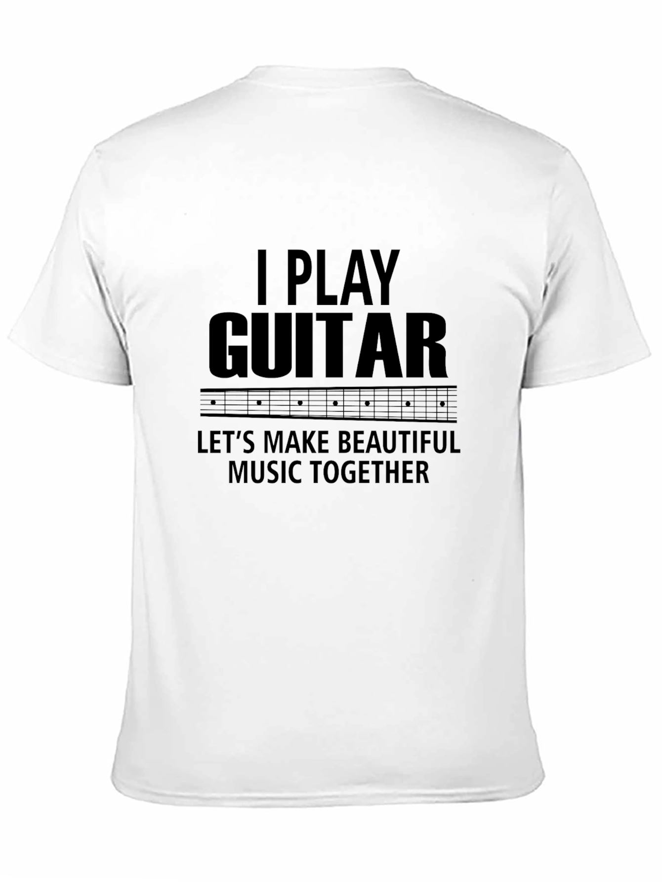 I Play Guitar Graphic Tee - Musician T-Shirt