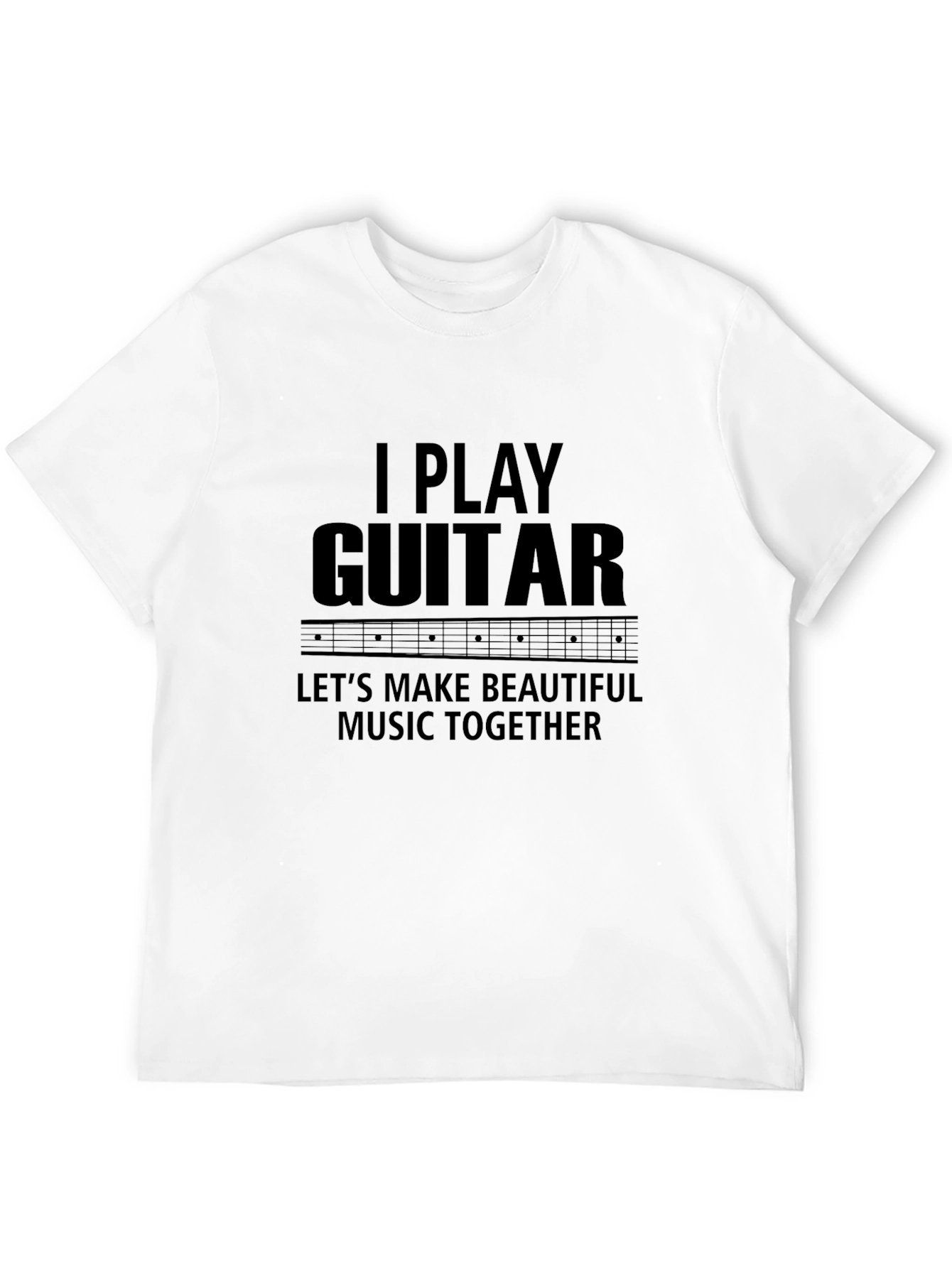 I Play Guitar Graphic Tee - Musician T-Shirt