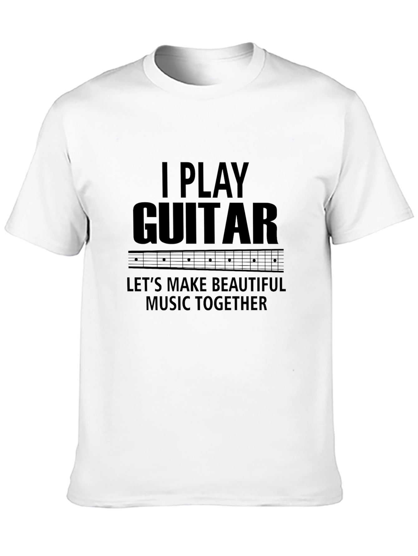 I Play Guitar Graphic Tee - Musician T-Shirt