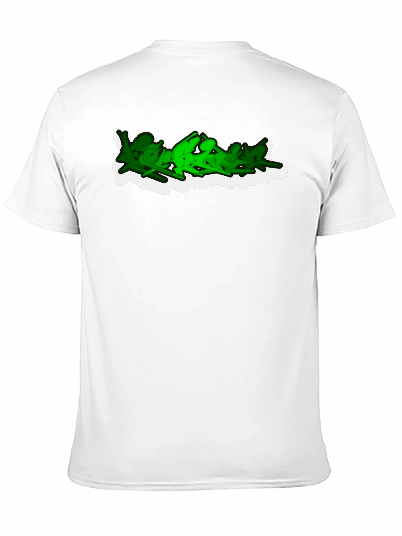 Urban Graffiti Style Black T-Shirt