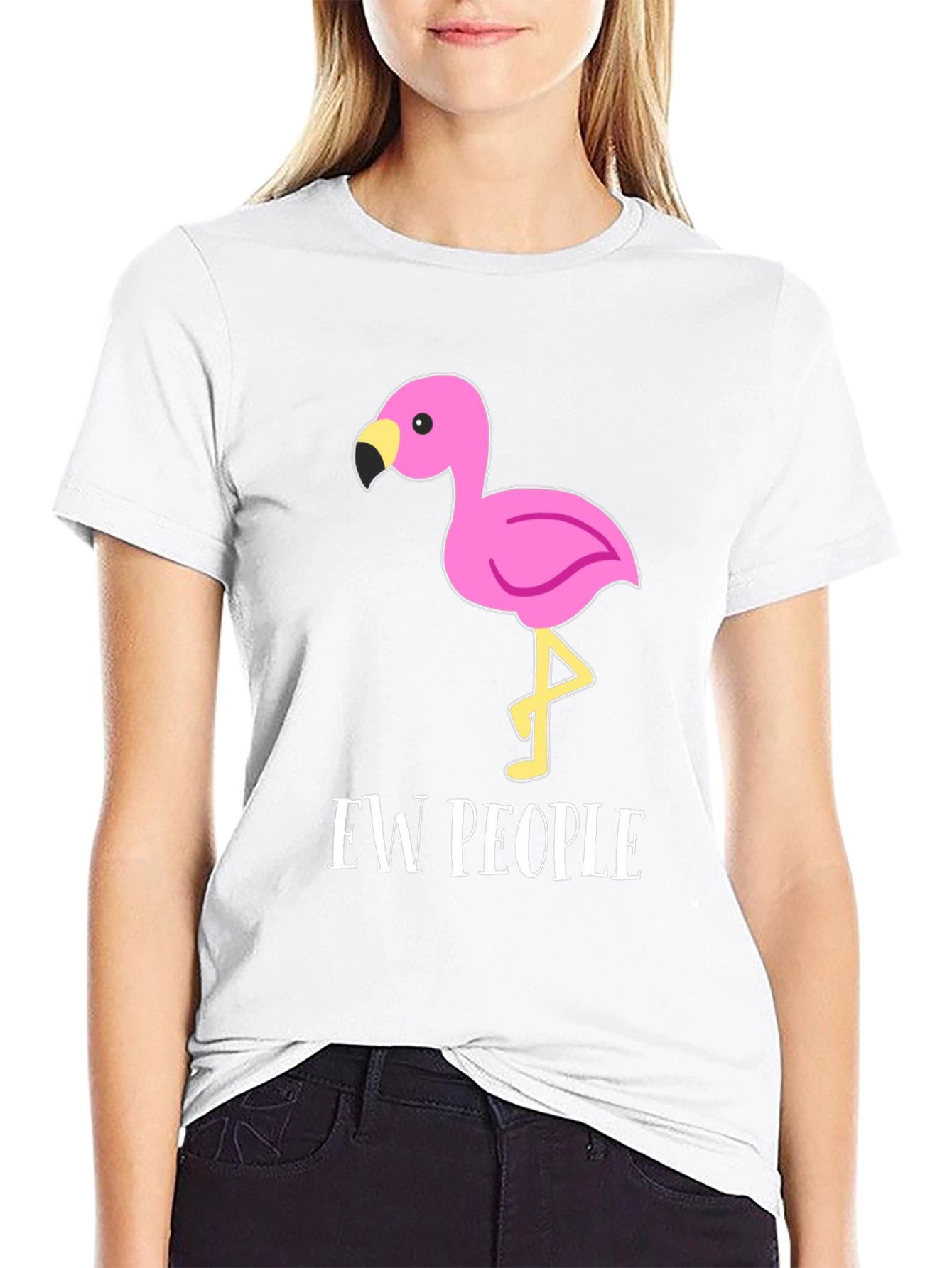 Ew People Flamingo Graphic T-Shirt