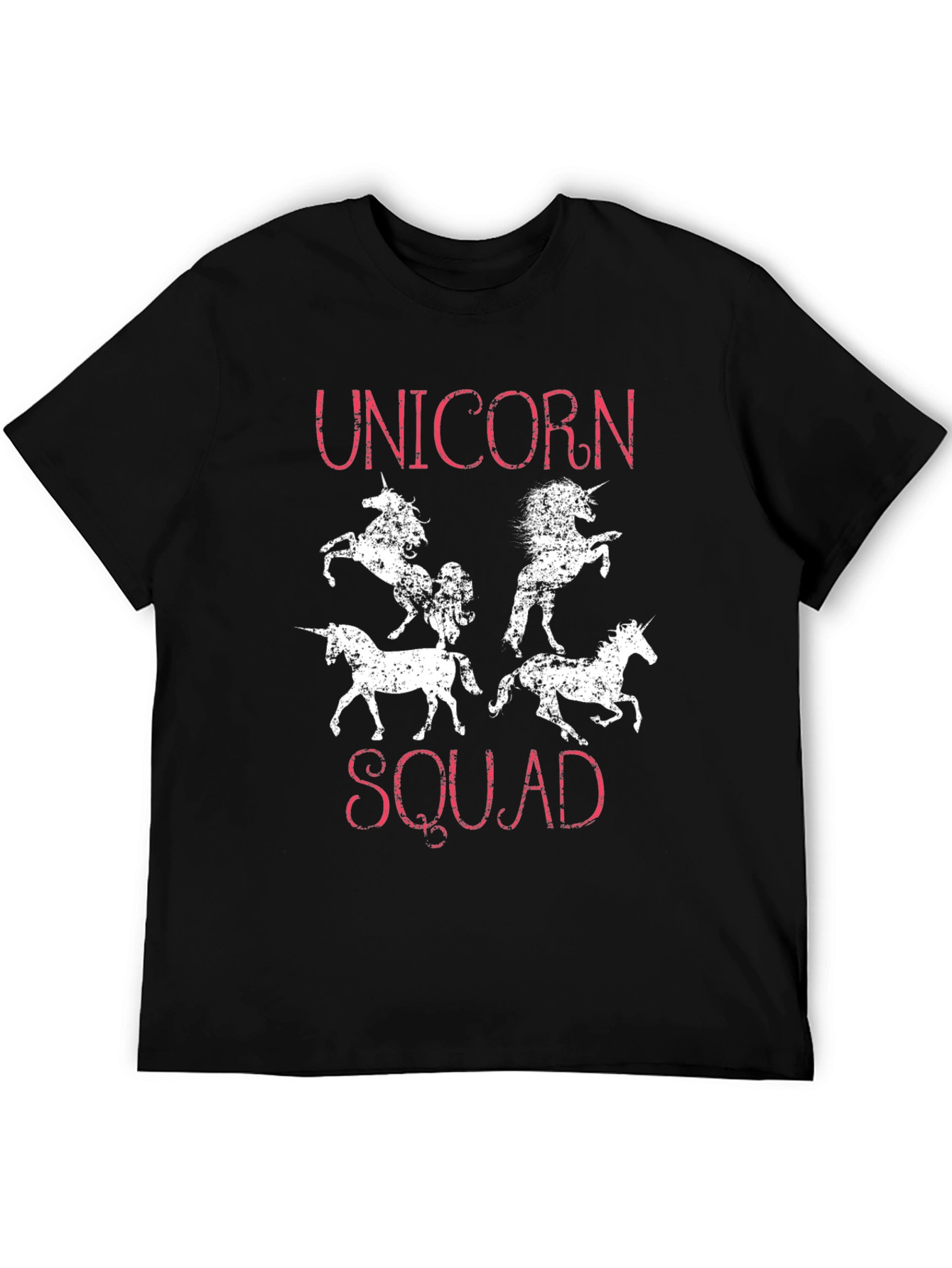 Unicorn Squad Graphic Tee - Black