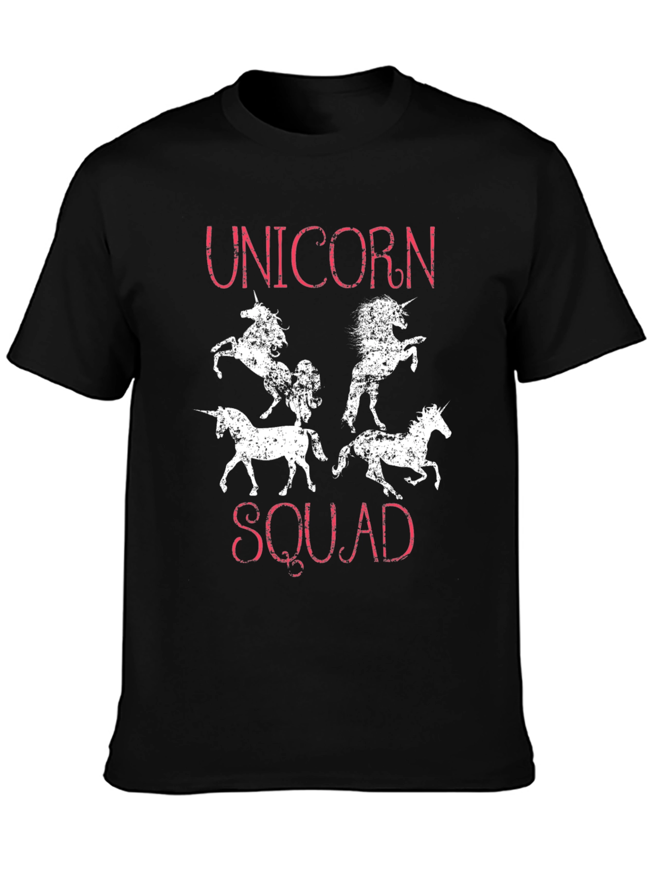 Unicorn Squad Graphic Tee - Black