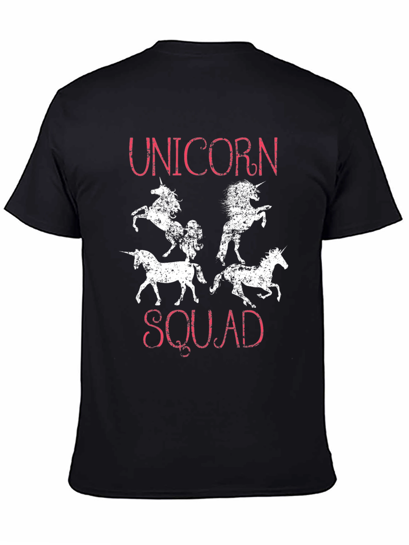 Unicorn Squad Graphic Tee - Black