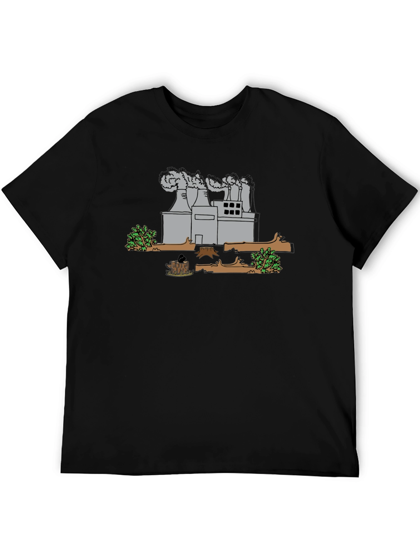 Environmental Cartoon T-Shirt