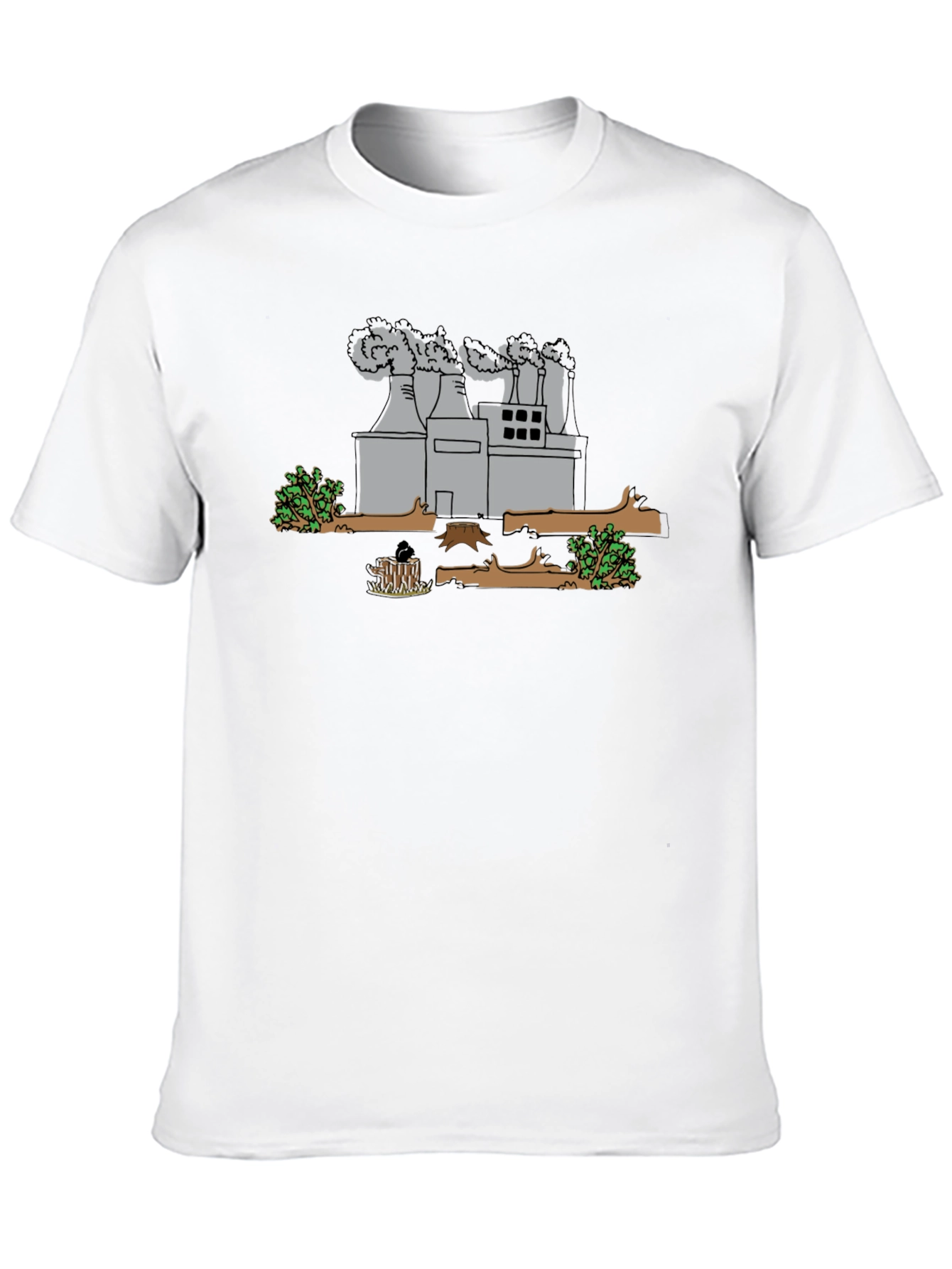 Environmental Cartoon T-Shirt