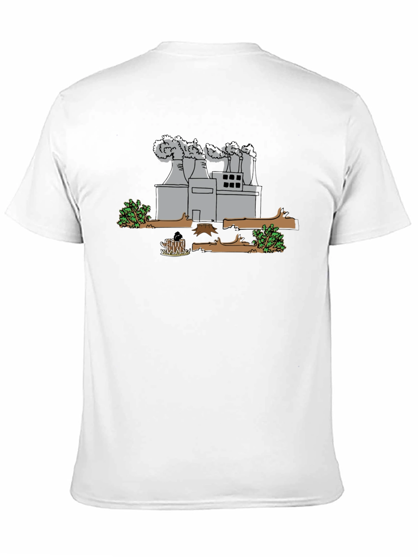 Environmental Cartoon T-Shirt