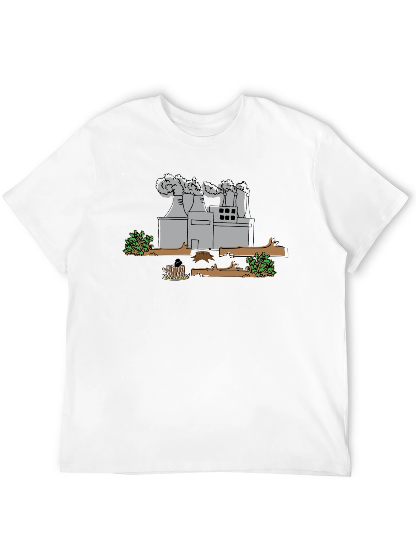 Environmental Cartoon T-Shirt