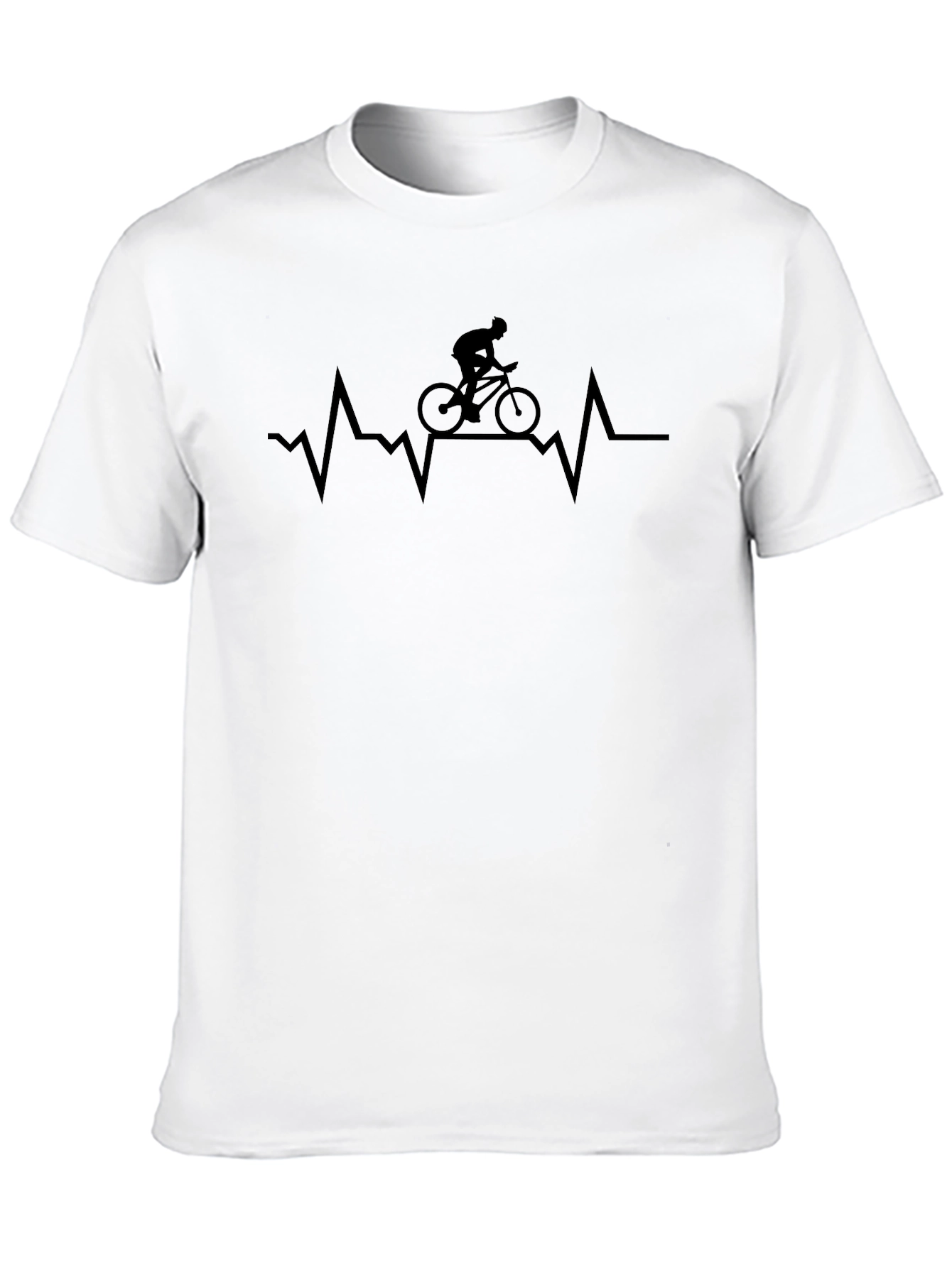 Cycling Heartbeat T-Shirt - Riders Passion