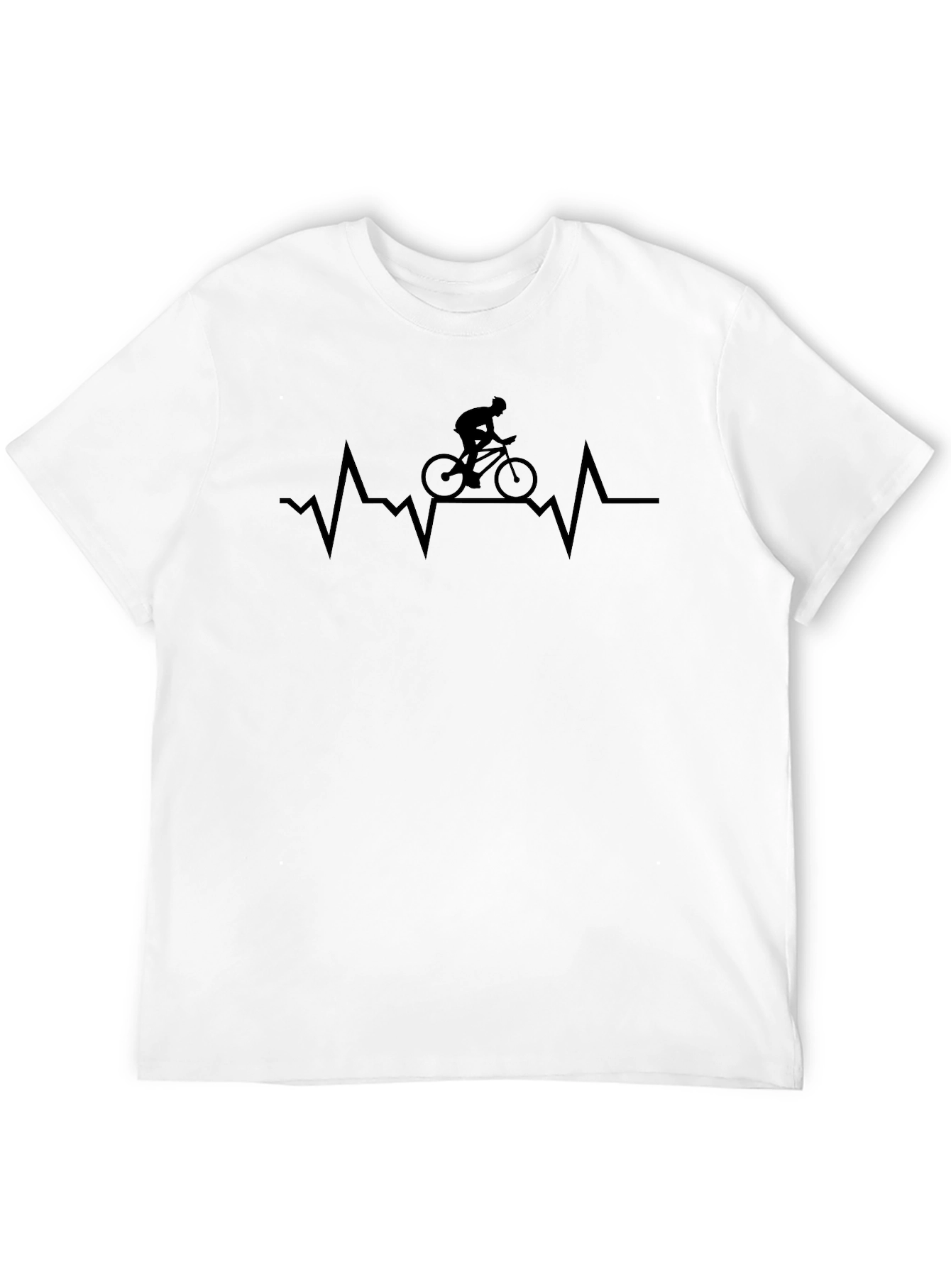 Cycling Heartbeat T-Shirt - Riders Passion