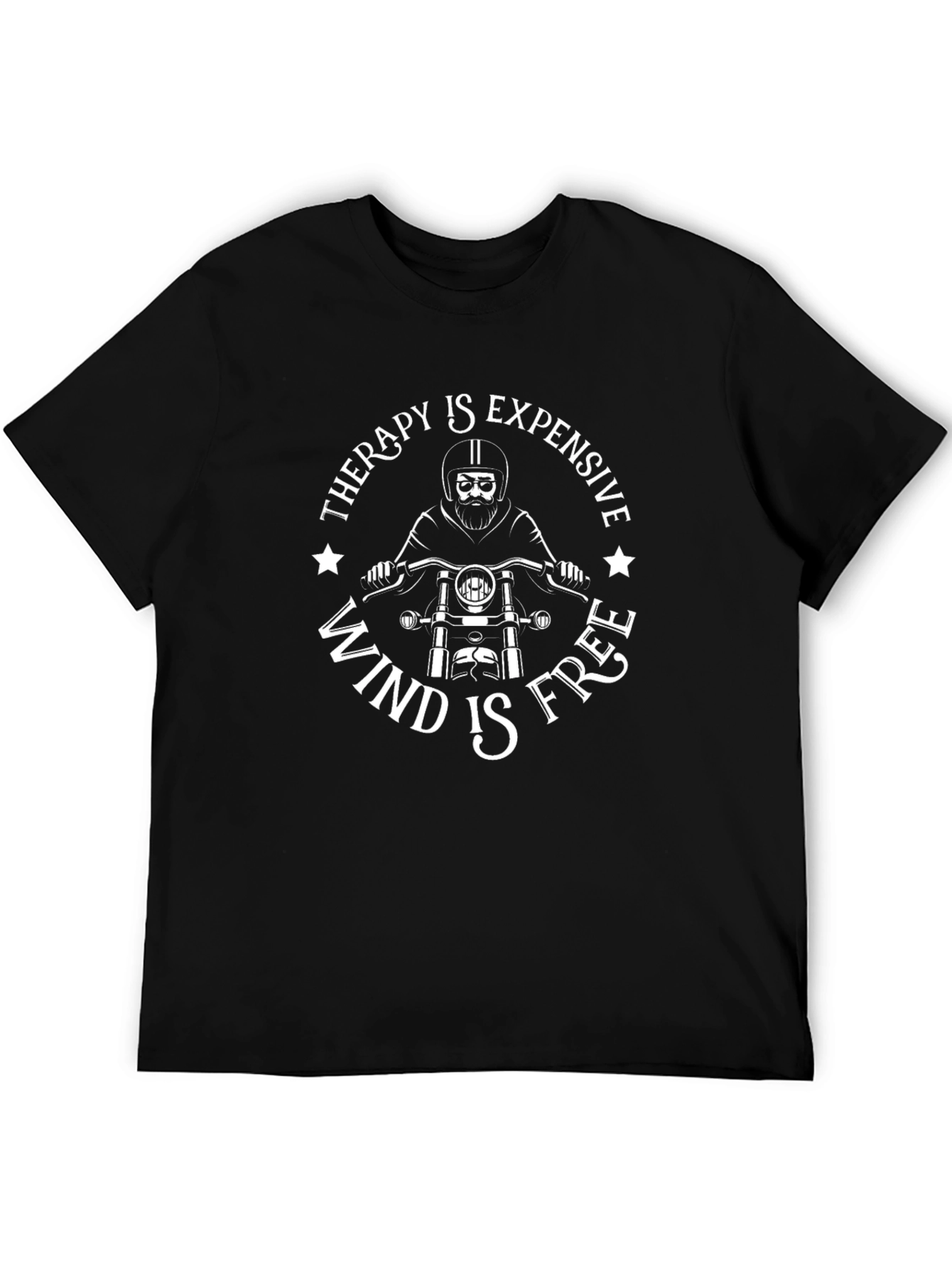 Therapy is Expensive Wind is Free Graphic T-Shirt