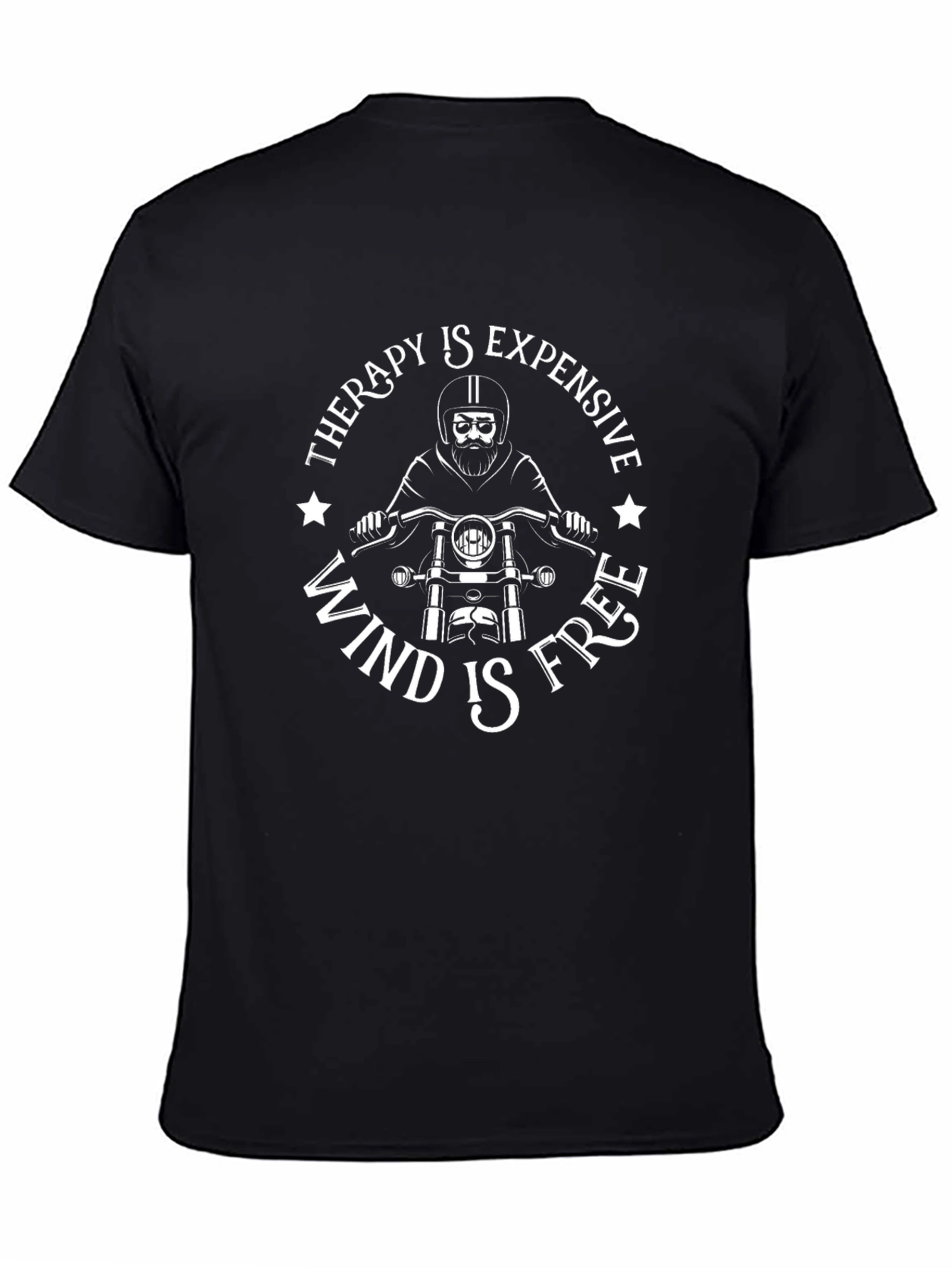 Therapy is Expensive Wind is Free Graphic T-Shirt