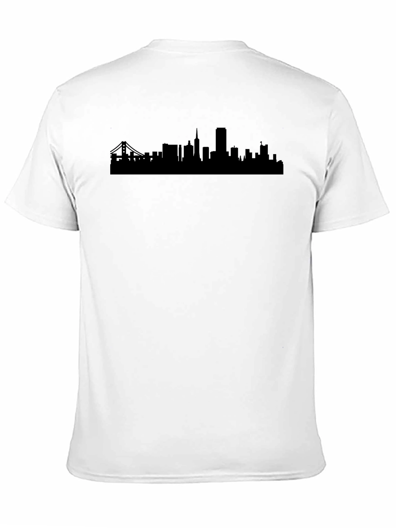 City Skyline T-Shirt - Mens Black Graphic Tee