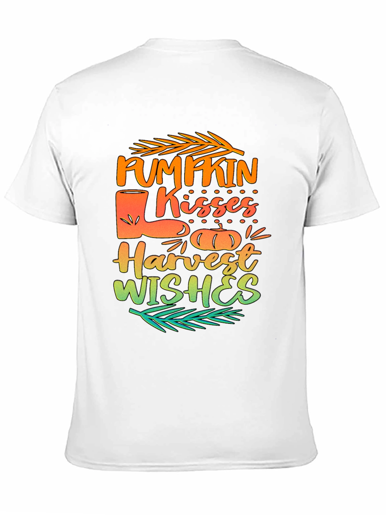 Pumpkin Kisses Harvest Wishes Graphic Tee