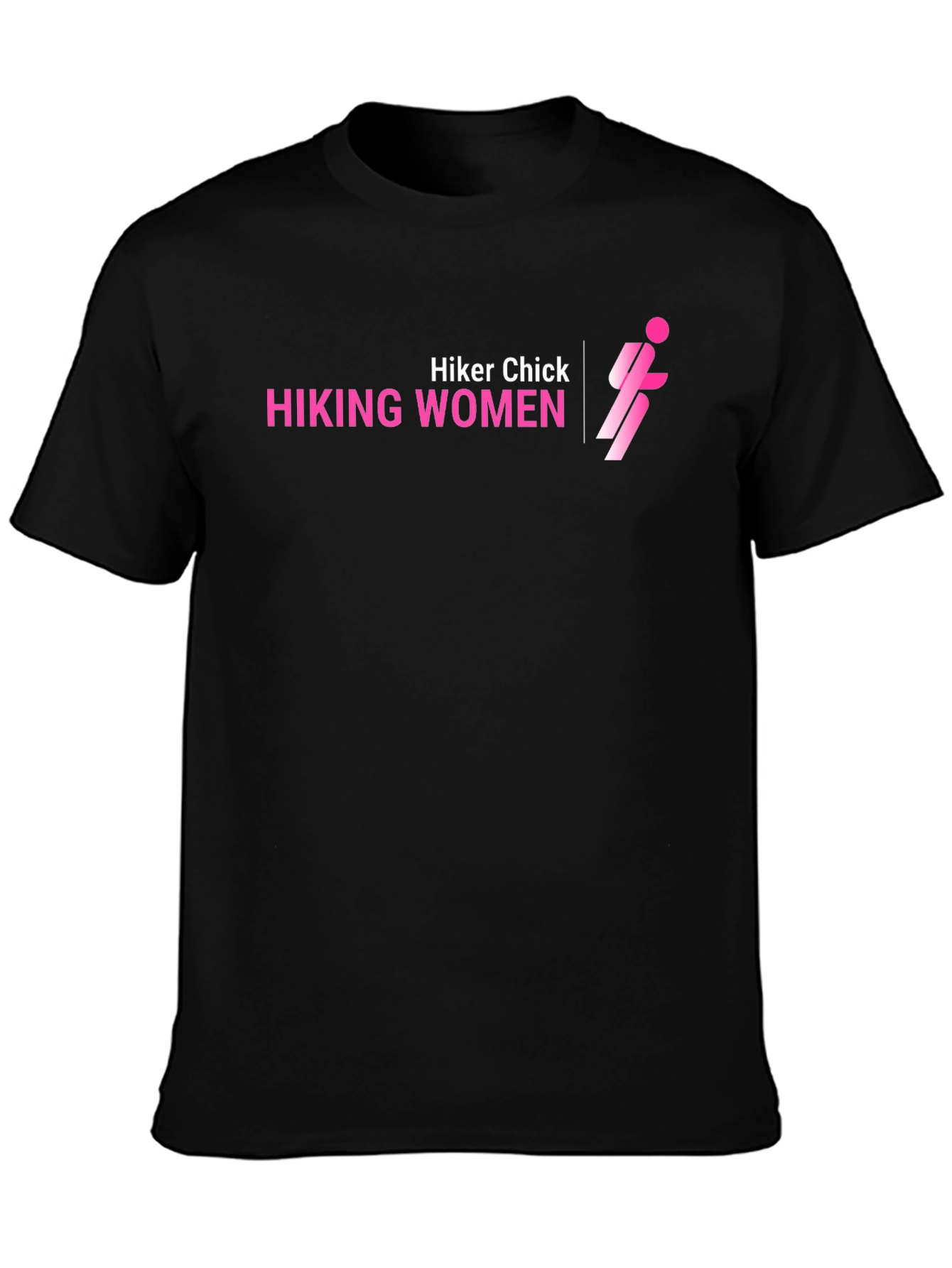 Hiker Chick Hiking Women Black Graphic Tee