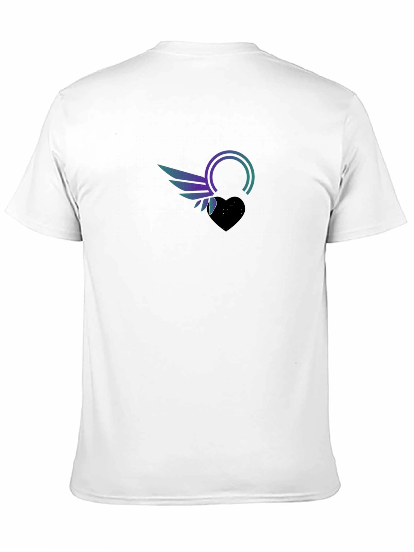 Winged Heart Graphic Black Tee