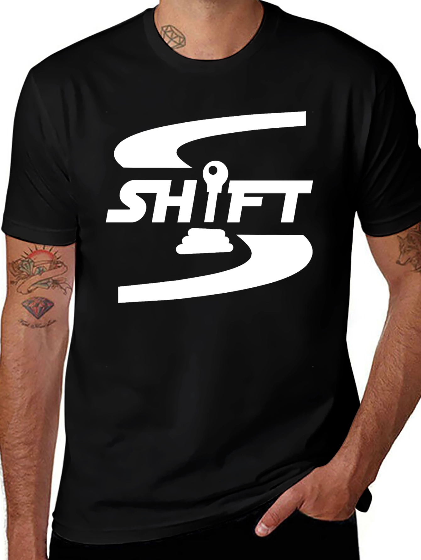 Shift Car Enthusiast T-Shirt - Black