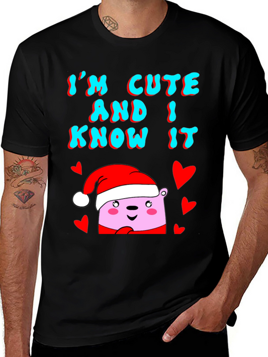 Cute Holiday Bear T-Shirt - Im Cute and I Know It!