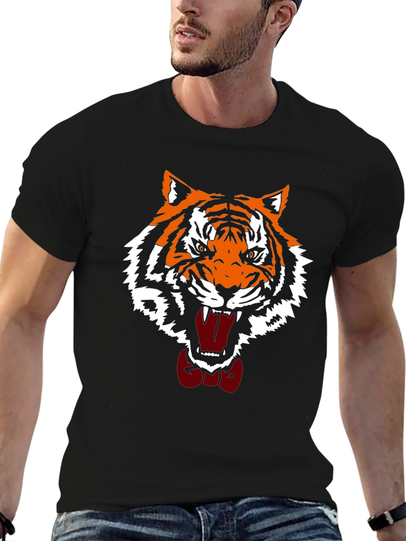 Tiger Graphic Tee - Fierce Style!