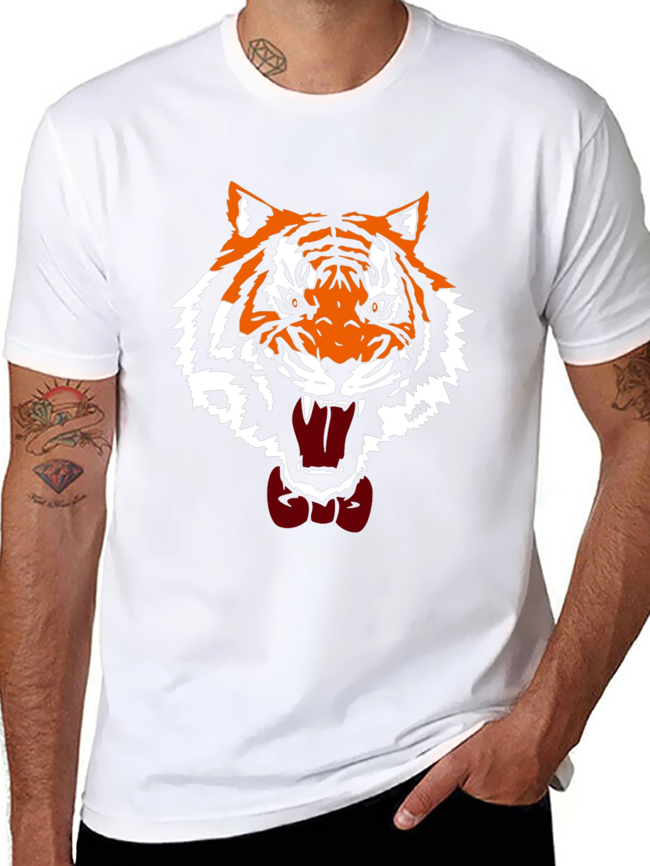 Tiger Graphic Tee - Fierce Style!