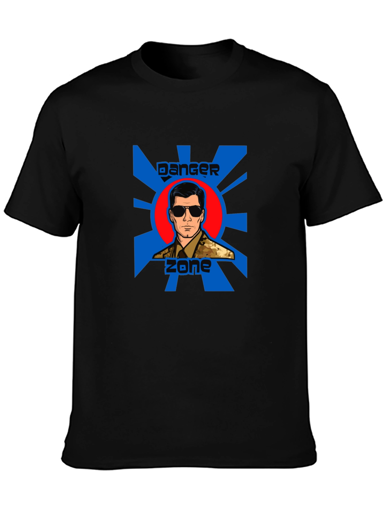Danger Zone Archer T-Shirt - Black