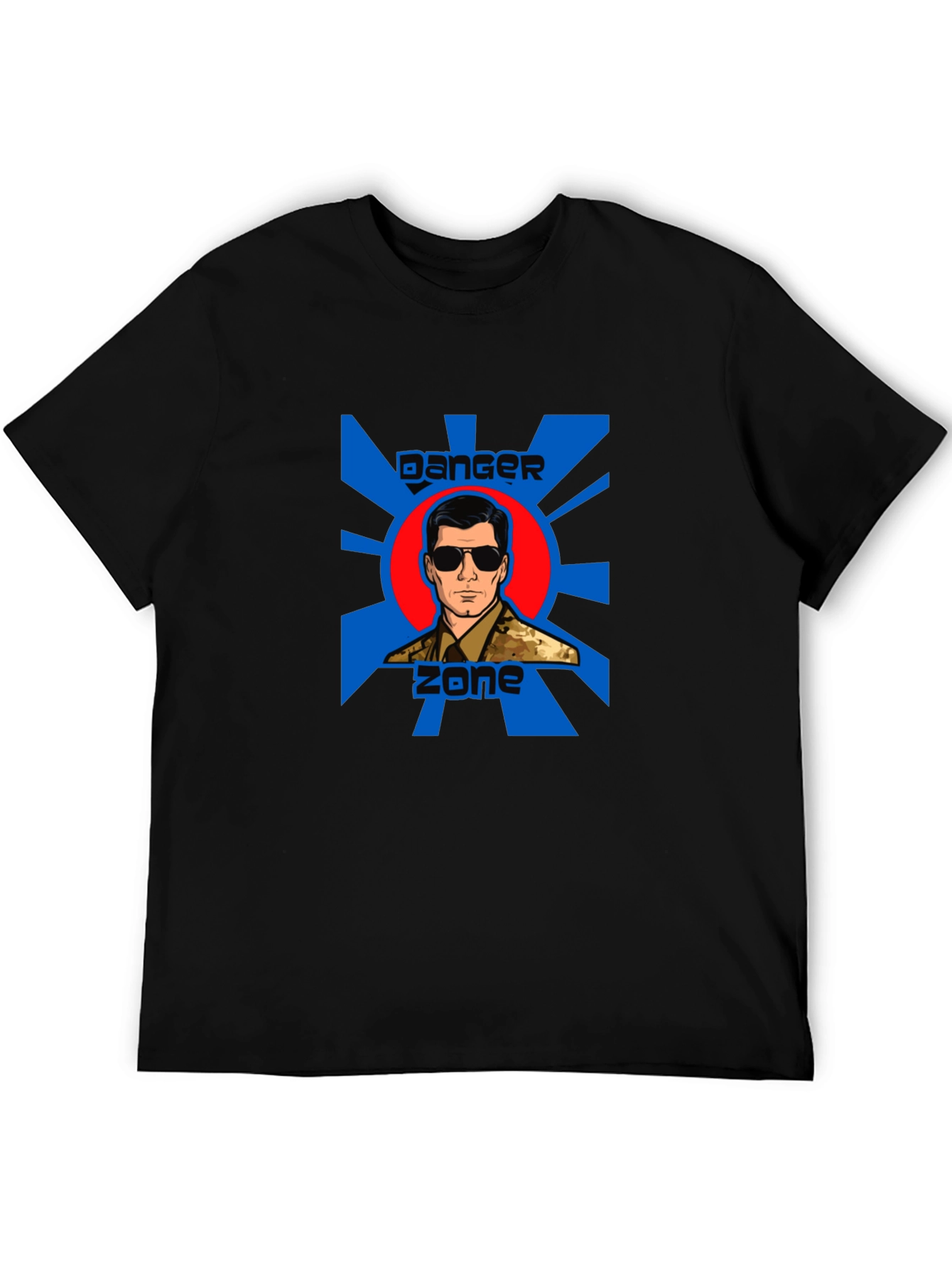 Danger Zone Archer T-Shirt - Black