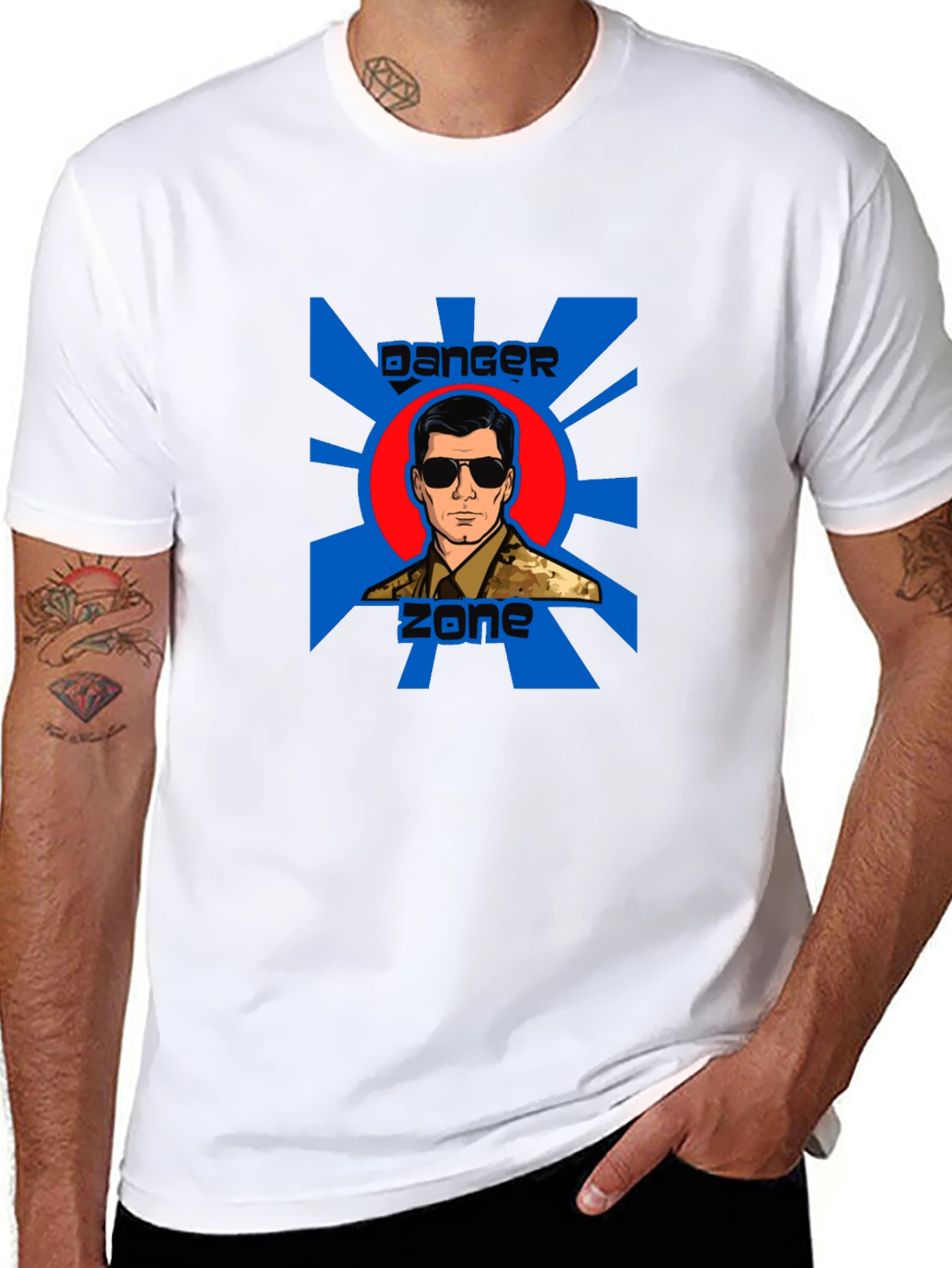 Danger Zone Archer T-Shirt - Black
