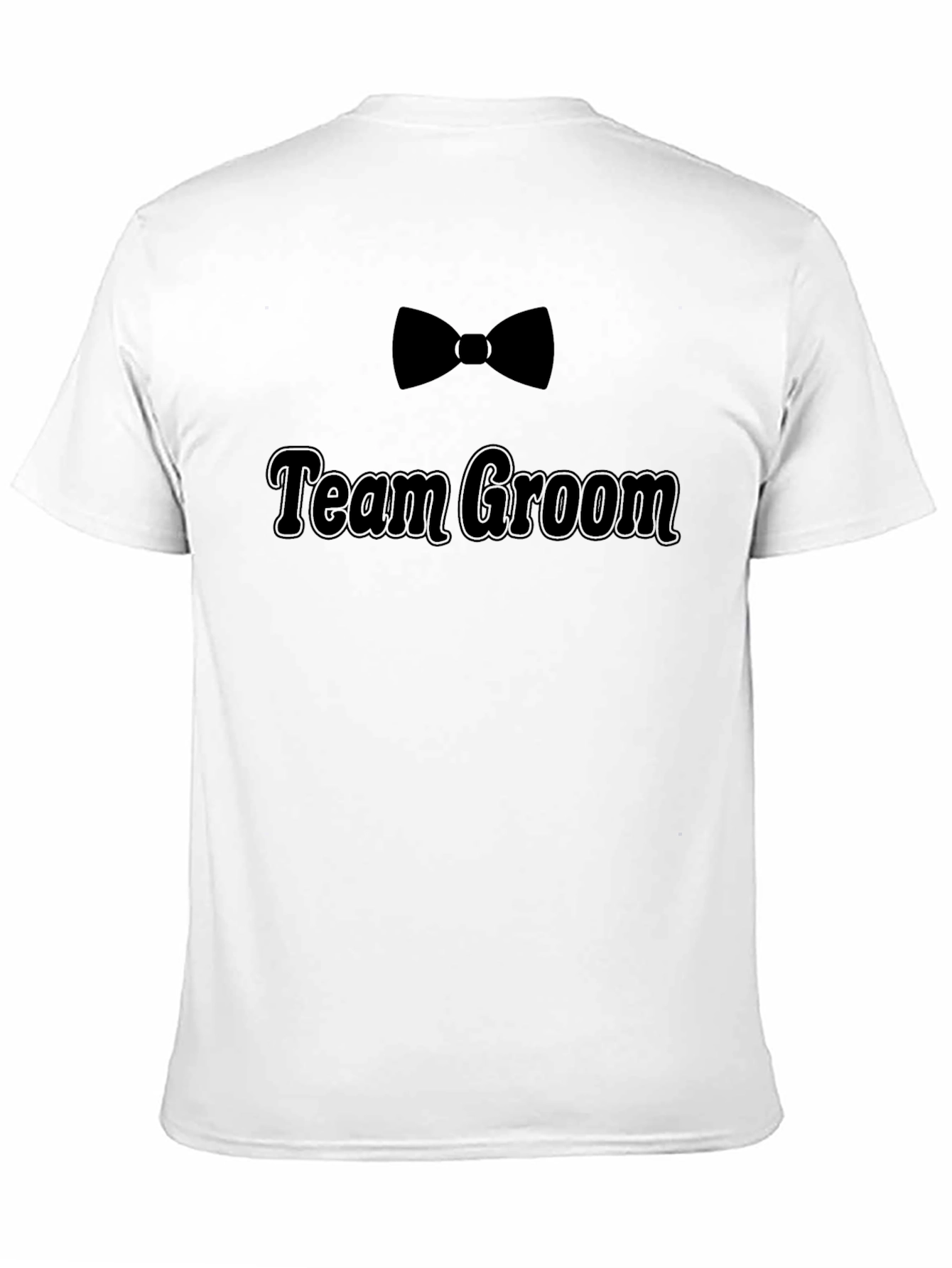Team Groom Black T-Shirt