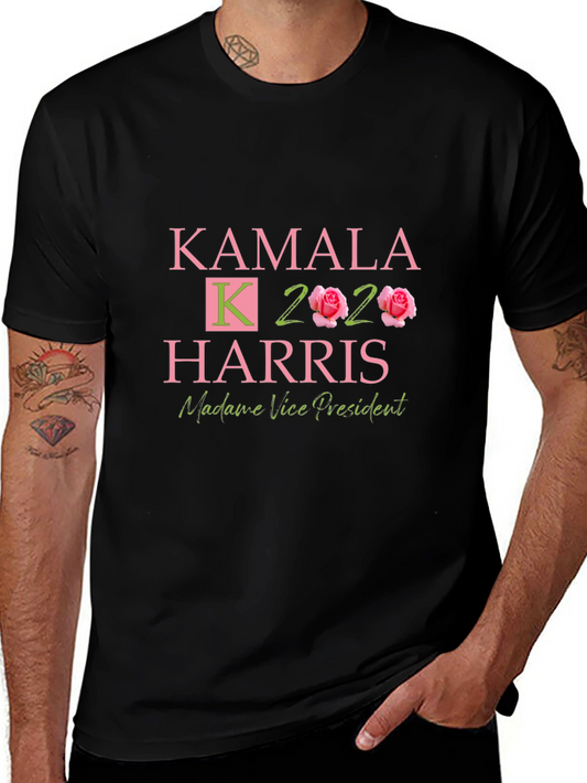 Kamala Harris Madame Vice President Black T-Shirt