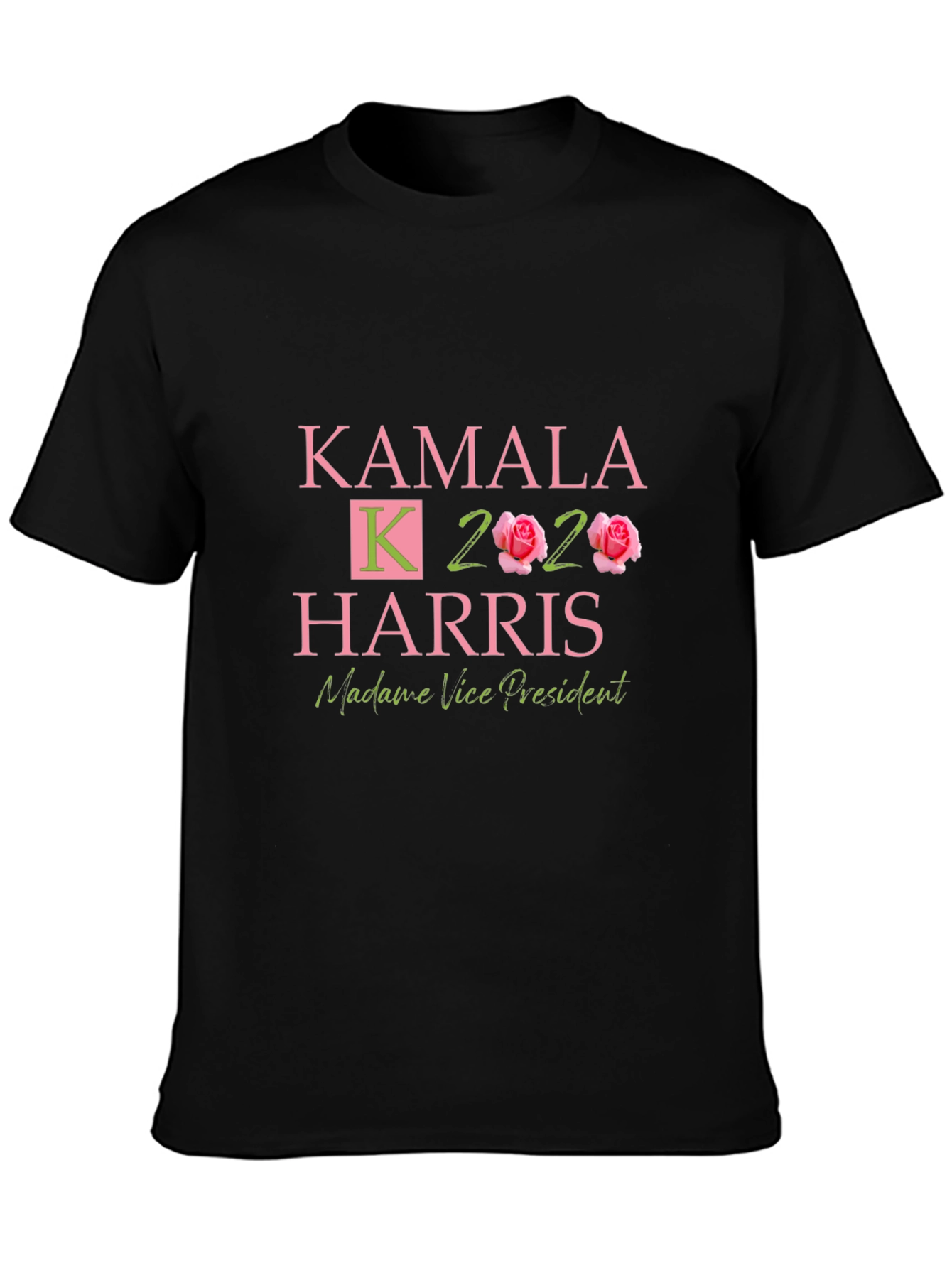 Kamala Harris Madame Vice President Black T-Shirt