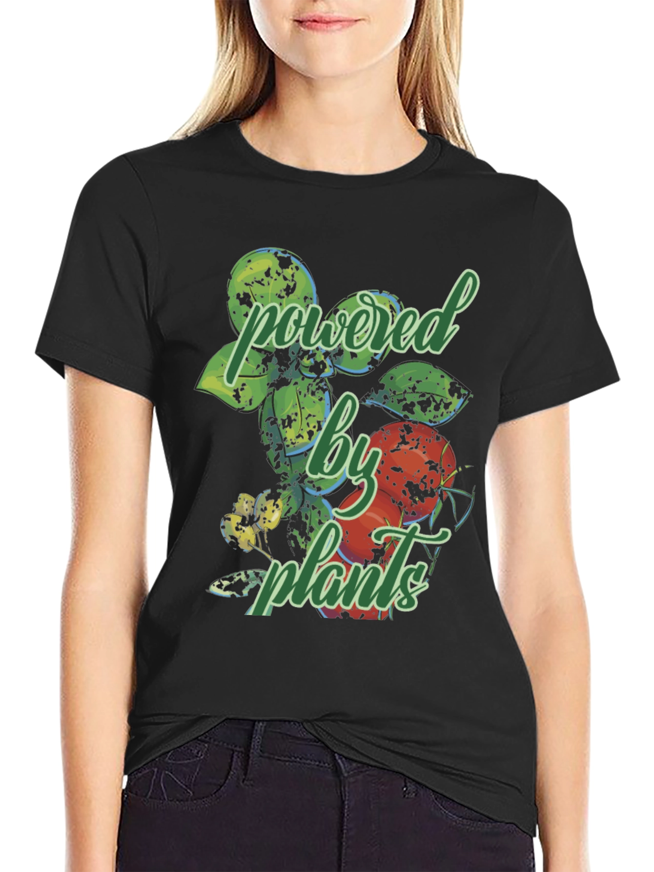 Powered By Plants Graphic T-Shirt