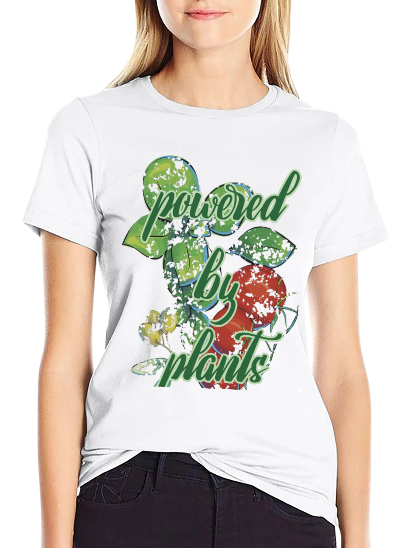 Powered By Plants Graphic T-Shirt