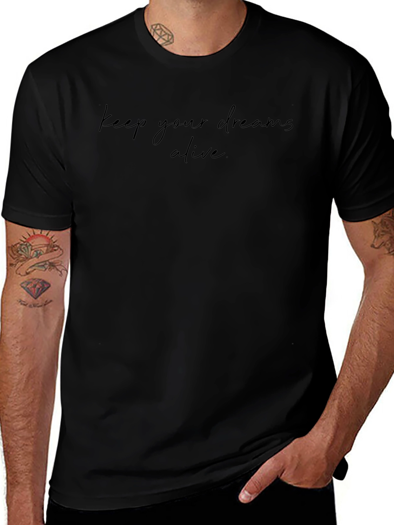 Keep Your Dreams Alive Black T-Shirt